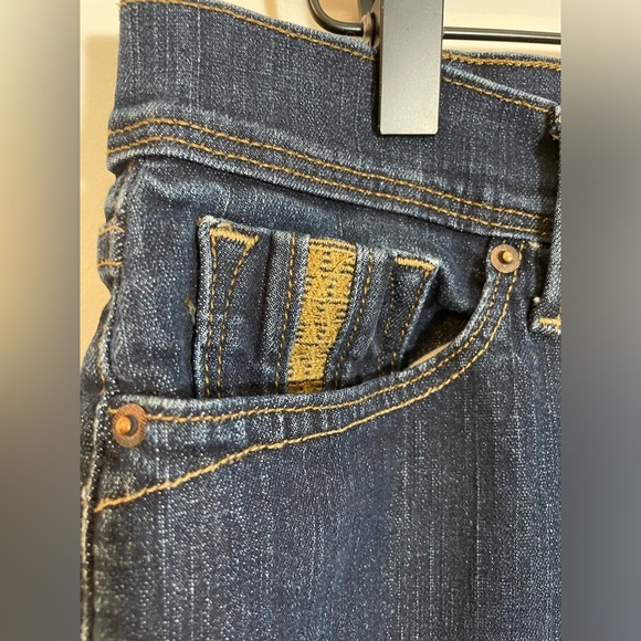 Levi’s Womens Perfectly Slimming 512 Straight Leg Dark Wash Denim Jeans Size 12 - Picture 5 of 13